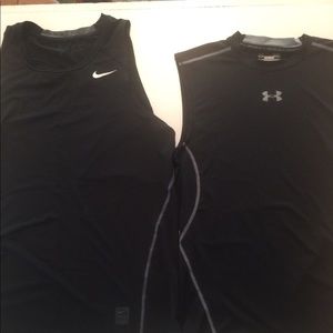 ✅  Last Chance  ✅ 2  shirts Nike/Under Armour.
